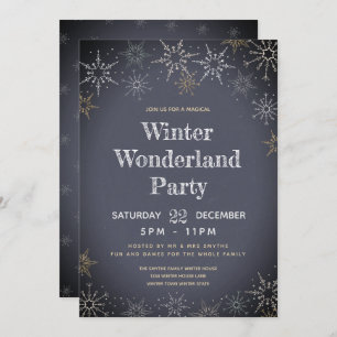 Winter Wonderland Party Invitation
