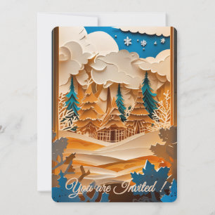 Winter Wonderland Party Invitation