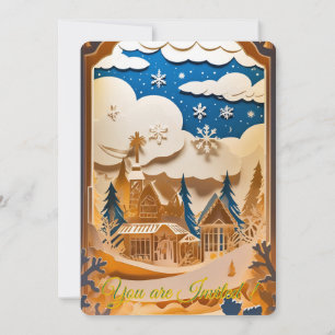 Winter Wonderland Party Invitation
