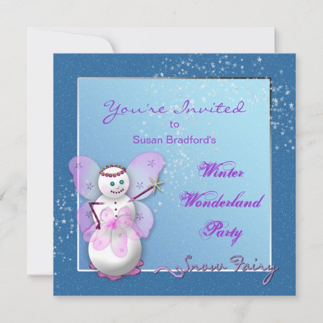 WINTER WONDERLAND PARTY INVITATION - MULTI-PURPOSE (Front)