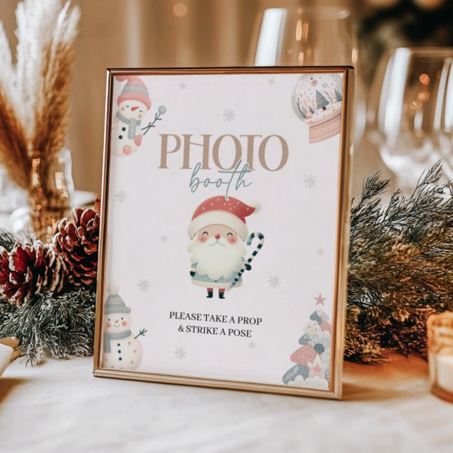 Winter Wonderland Photo Booth Table Sign (Creator Uploaded)