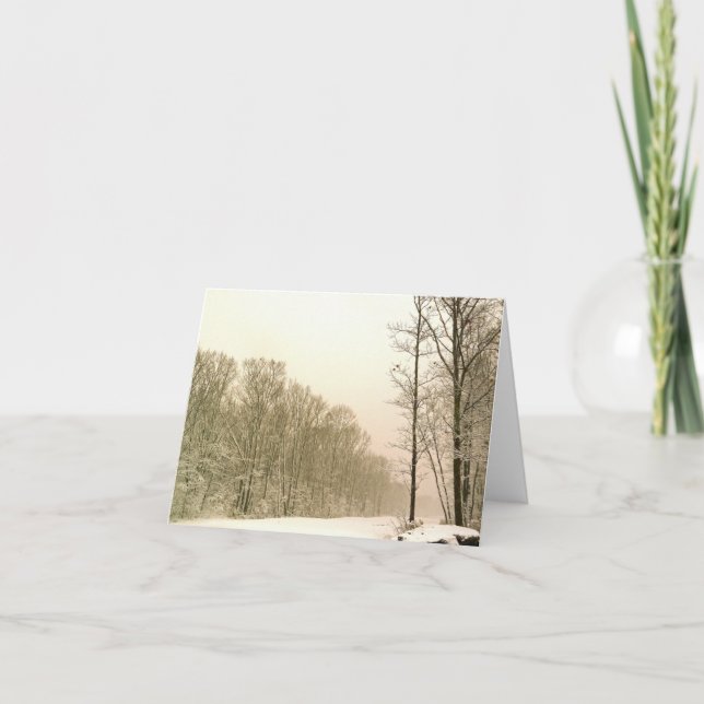 "Winter Wonderland" Photo Card (Front)