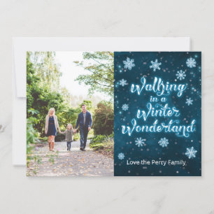 Winter Wonderland - Photo Christmas Card