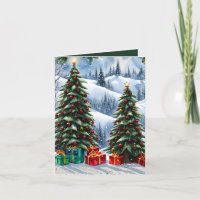 Winter Wonderland Photo & Craft Christmas Card 