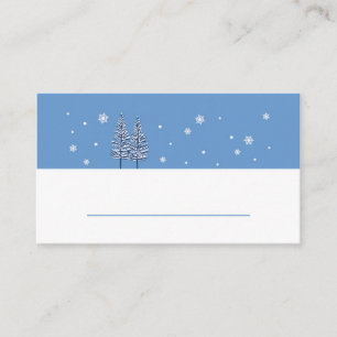 Winter Wonderland Place Card