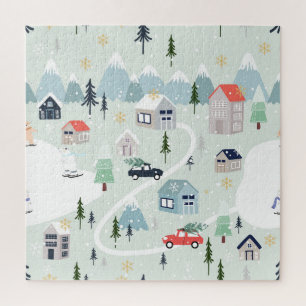 Winter Wonderland: Polar Bear Christmas Jigsaw Puzzle