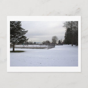 winter wonderland postcard
