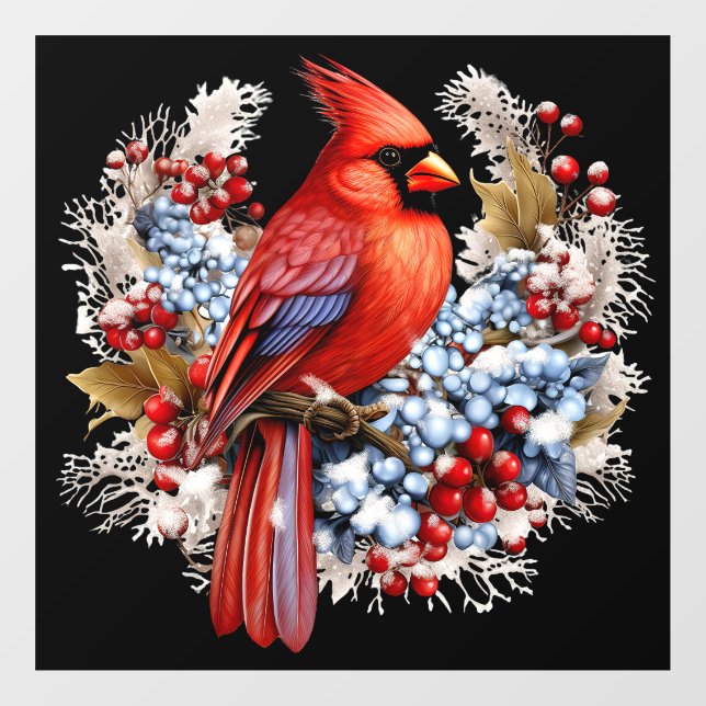 Winter Wonderland Red Cardinal (Sheet)