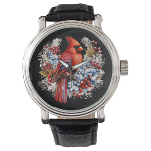 Winter Wonderland Red Cardinal Watch
