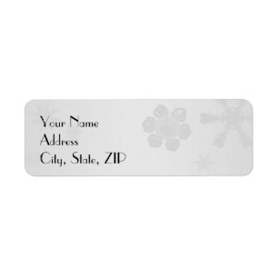 Winter Wonderland Return Address Label