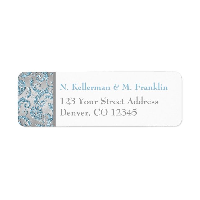Winter Wonderland Return Address Label (Front)