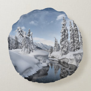 Winter Wonderland Round Cushion