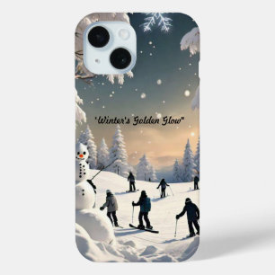 "Winter Wonderland Scene" iPhone 15 Case