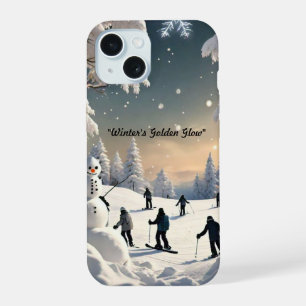 "Winter Wonderland Scene" iPhone 15 Case