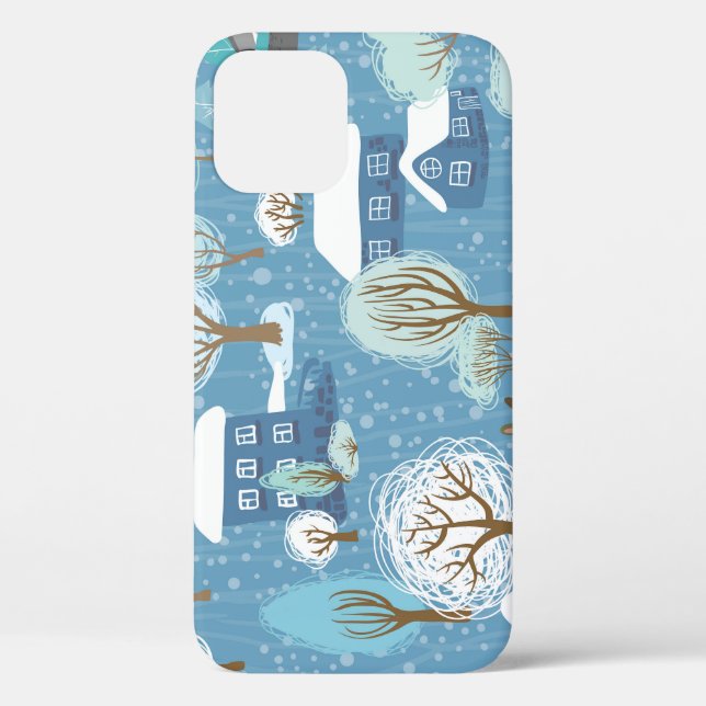 Winter Wonderland: Scenic Pattern Case-Mate iPhone Case (Back)