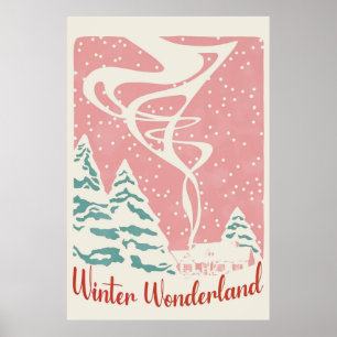 winter wonderland seasonal poster