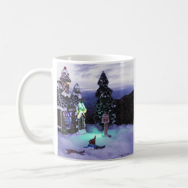 Winter Wonderland Snow Scene 2020 Coffee Mug (Left)