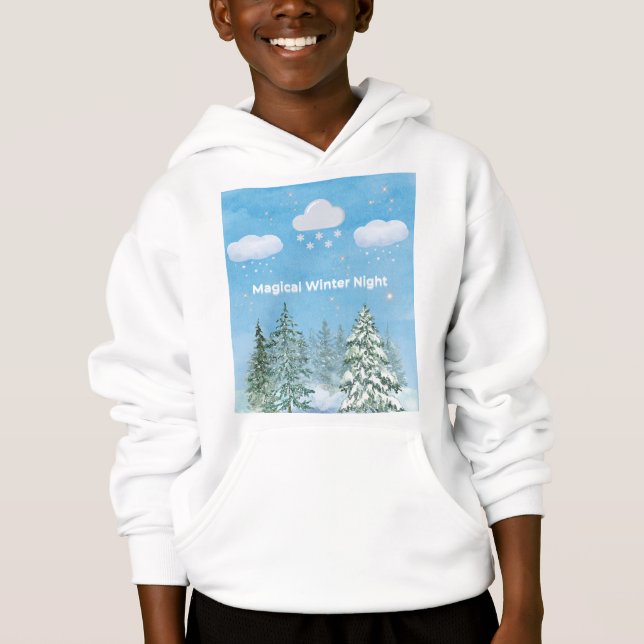 "Winter Wonderland: Snow & Stars" (Front)