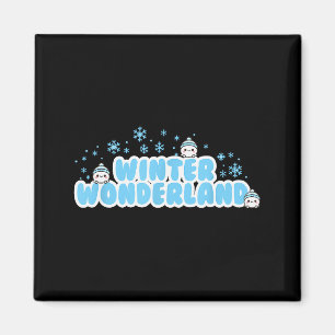Winter Wonderland Snowball  Magnet