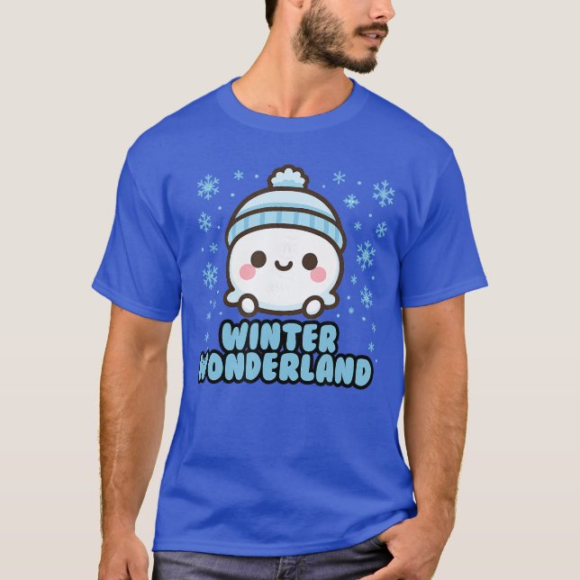 Winter Wonderland Snowball vintage T-Shirt (Front)