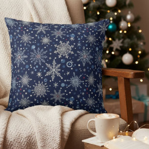 Winter Wonderland Snowflake Cushion