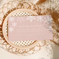 Winter Wonderland Snowflake Girl Baby Shower