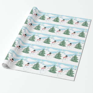 Winter Wonderland-Snowman Wrapping Paper