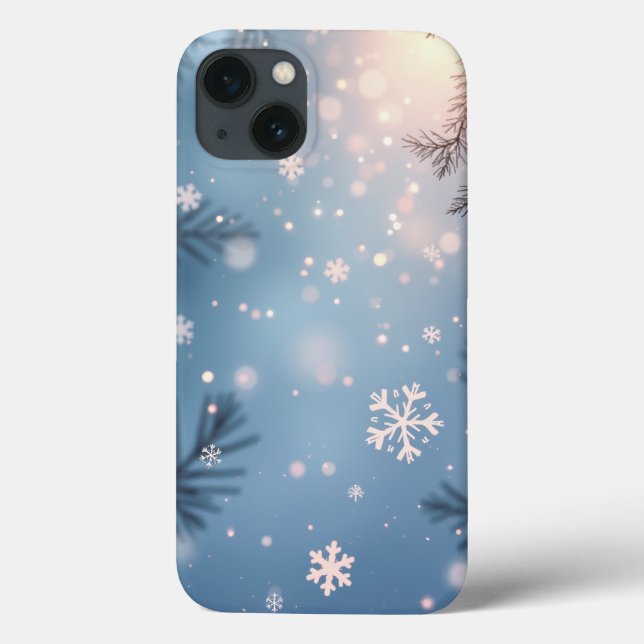 Winter Wonderland Sparkle iPhone case (Back)