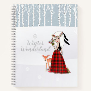 Winter Wonderland spiral Notebook