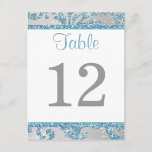Winter Wonderland Table Number Card 2