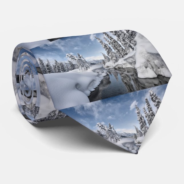 Winter Wonderland Tie (Rolled)