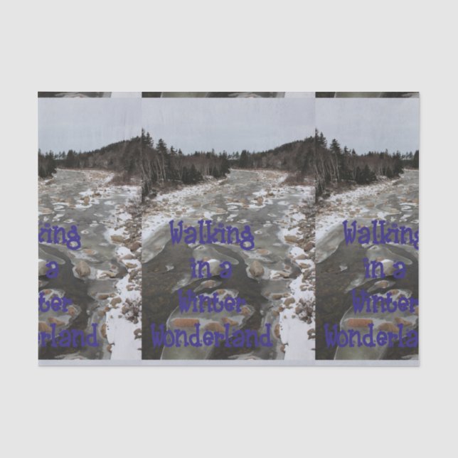 Winter Wonderland Tissue Paper (Front)