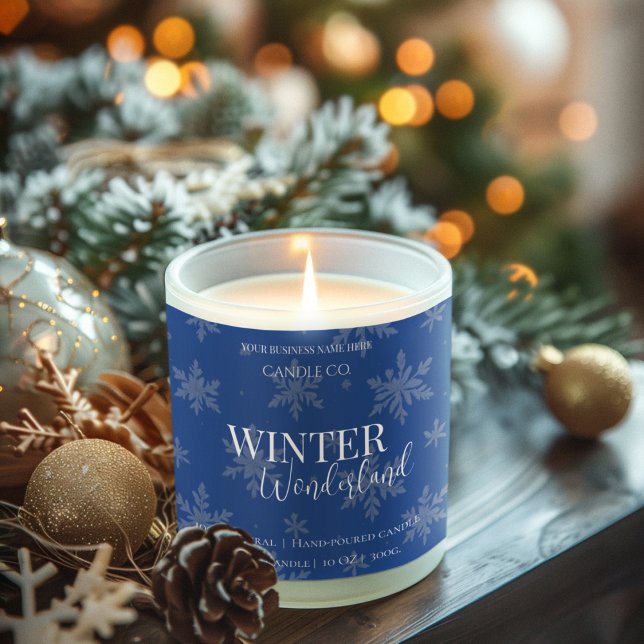 Winter Wonderland Vanilla & Pine | candle labels (Creator Uploaded)