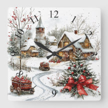 Winter Wonderland Wall Clock