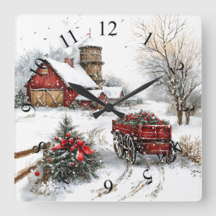 Winter Wonderland Wall Clock