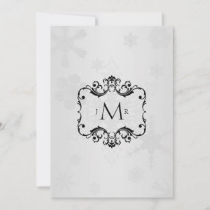 Winter Wonderland Wedding Anniversary Invitation