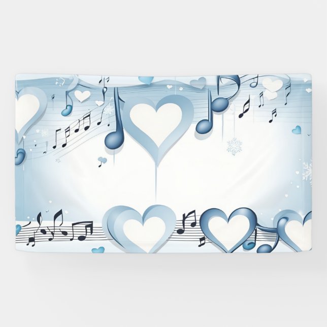 Winter Wonderland Wedding Banner (Horizontal)