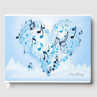 Winter Wonderland Wedding Guest Book