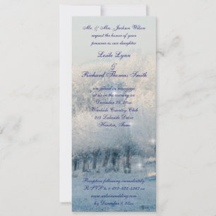 Winter Wonderland Wedding Invitation
