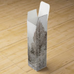 Winter Wonderland Wine Box Custom Landscape Box<br><div class="desc">Winter Wonderland Wine Box Personalised Canadian Landscape Winter Forest Wine Boxes Beautiful Winter Gift Boxes Jewellery Boxes Keepsake Nondenominational Holiday Wine Boxes Customisable Snow Covered Trees Boxes Gifts Mementos for Men, Women, Boys, Girls Click "Customise" to Add More Text Choose Fonts and Custom Colours Personalised Christmas Wine Boxes for Friends...</div>