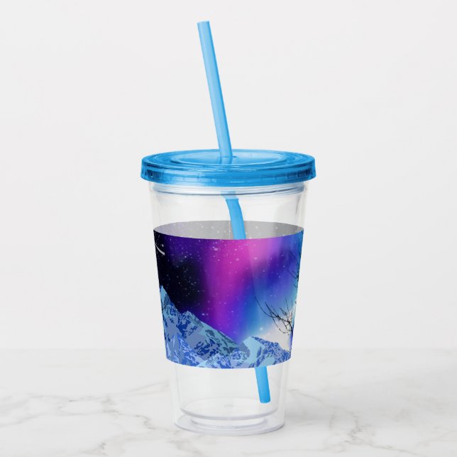 Winter Wonderlights Acrylic Tumbler (Left)