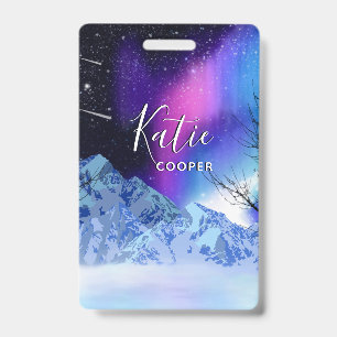 Winter Wonderlights Badge ID Badge
