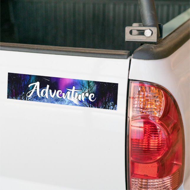 Winter Wonderlights Bumper Sticker (On Truck)