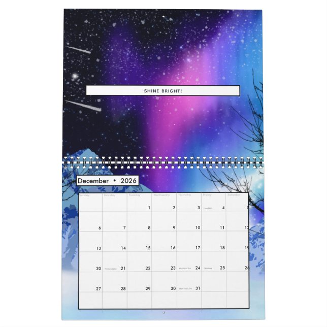 Winter Wonderlights Calendar (Dec 2026)