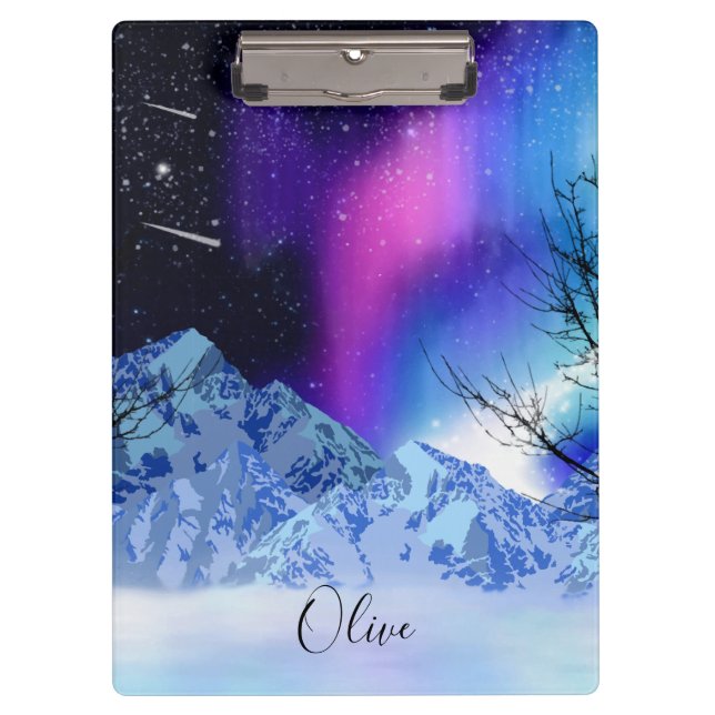 Winter Wonderlights Clipboard (Front)
