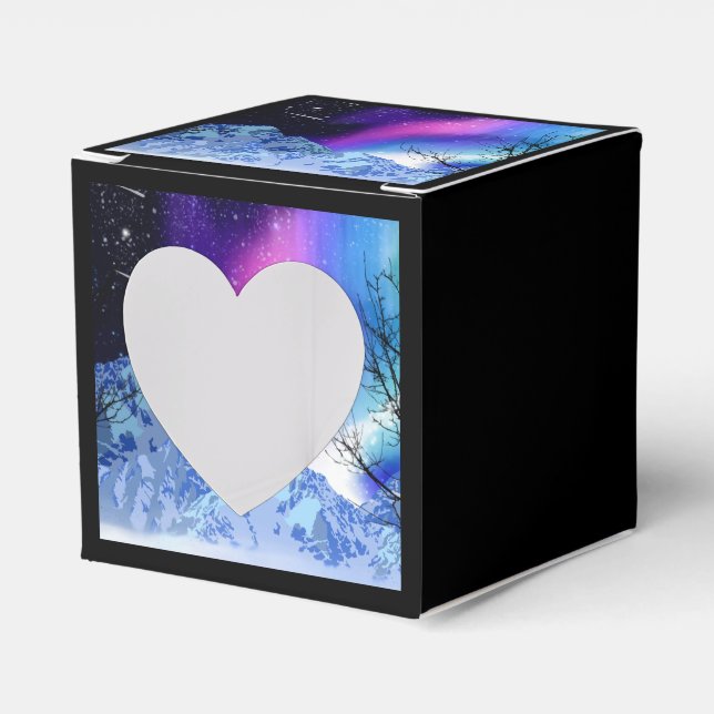 Winter Wonderlights Favour Box (Front Side)