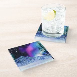 Winter Wonderlights Glass Coaster