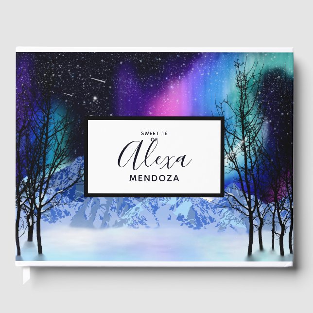 Winter Wonderlights Guest Book (Front)