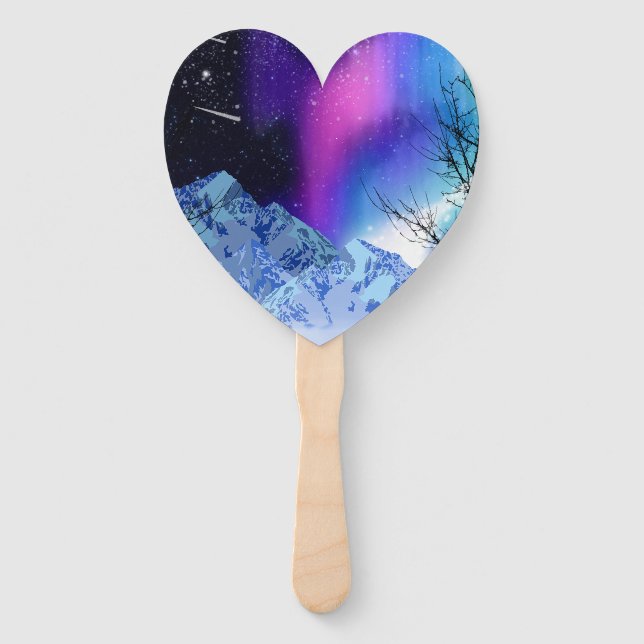 Winter Wonderlights Hand Fan (Front)