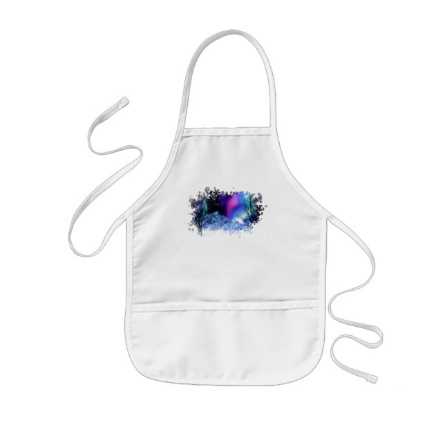 Winter Wonderlights Kids' Apron (Front)